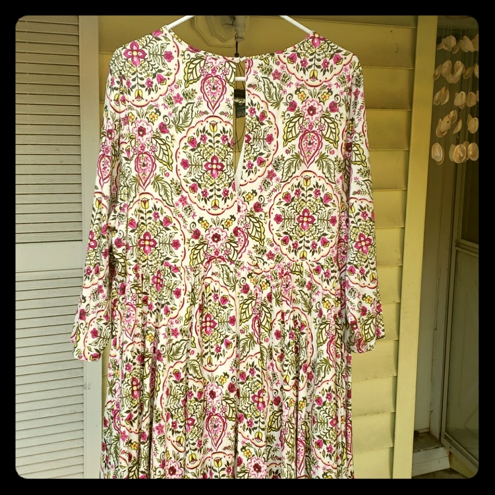 Floral print summer dress